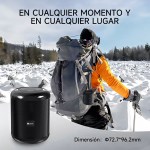 Bocina Portátil Inalámbrica 1hora BOC062 color negro - Image 9