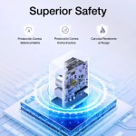 Combo cargador Tipo-V8 de 10W 1Hora GAR064 color blanco - Image 7