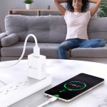 Combo cargador Tipo-V8 de 10W 1Hora GAR064 color blanco - Image 8