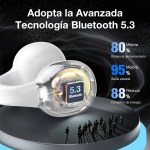 Audifonos Inalambricos Clip-ear 1Hora AUT210 Color Blanco - Image 4