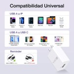 Combo cargador Tipo C de 10W 1Hora GAR080 color blanco - Image 6