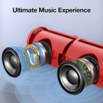 Bocina Inalámbrica portátil 1hora BOC060 color rojo - Image 7