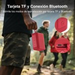 Bocina Portátil Inalámbrica 1hora BOC244 color rojo - Image 6