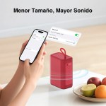 Bocina Portátil Inalámbrica 1hora BOC244 color rojo - Image 3