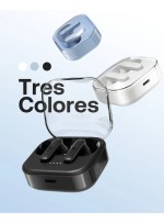 Audífonos Inalámbricos 1HORA AUT213 con Estuche Cuadrado Color Negro - Image 2