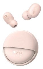 Audífonos Inalámbricos 1HORA AUT216 con Estuche Giratorio Color Rosa