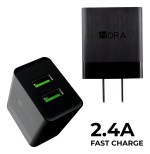 Cargador Dual Carga Rápida 1Hora GAR129 Color Negro - Image 3