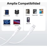 Cable Tipo C A Tipo C 1m CAB272 Color Blanco - Image 4