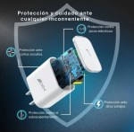 Cubo Cargador USB-Tipo C 10W Max Carga Rápida GAR107 Color Negro - Image 5