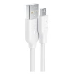 Cable USB Micro USB V8 2.4A – 1 Metro CAB236 Color Blanco