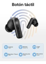 Audífonos Inalámbricos 1HORA AUT213 con Estuche Cuadrado Color Negro - Image 6