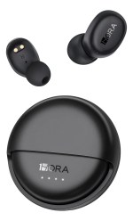 Audífonos Inalámbricos 1HORA AUT216 con Estuche Giratorio Color Negro