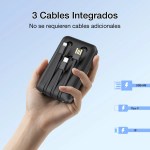 Batería Portátil 5000mAh 1hora GAR261 Color Negro - Image 9